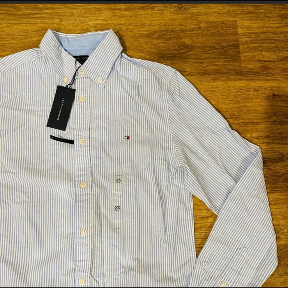 TOMMY HILFIGER
CUSTOM FIT ESSENTIAL STRETCH SOLID OXFORD shirt - Picture 2 of 5